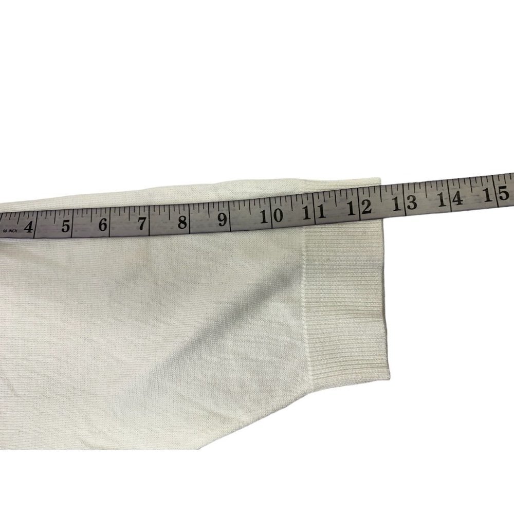 Dressbarn Women's White V-Neck Top - Picture 7 of 7